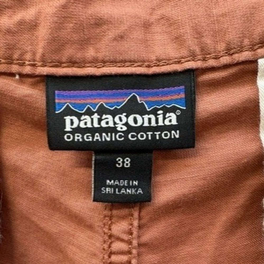 Patagonia Mens Organic Cotton Shorts Size 38 Clay Orange Hiking Casual 55210 - Picture 4 of 4